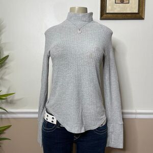 Warm & Cozy Lifestyle Women’s Skinny Rib Mockneck Top